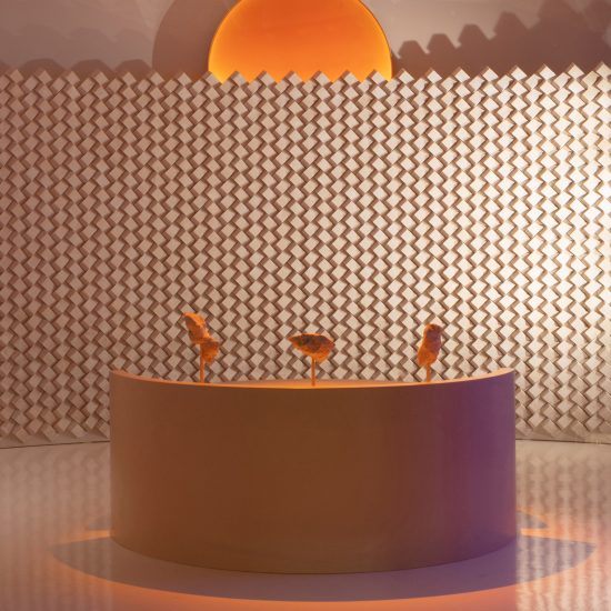 Mále Uribe Forés makes "living" wall tiles from Chilean desert salt