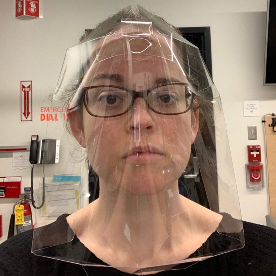 Eight face shields created to protect coronavirus health care workers