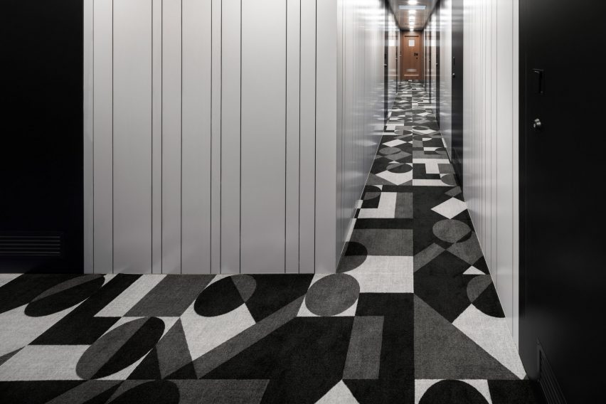 Nendo adorns Shofukumaru longliner boat with graphic patterns to recall life on land