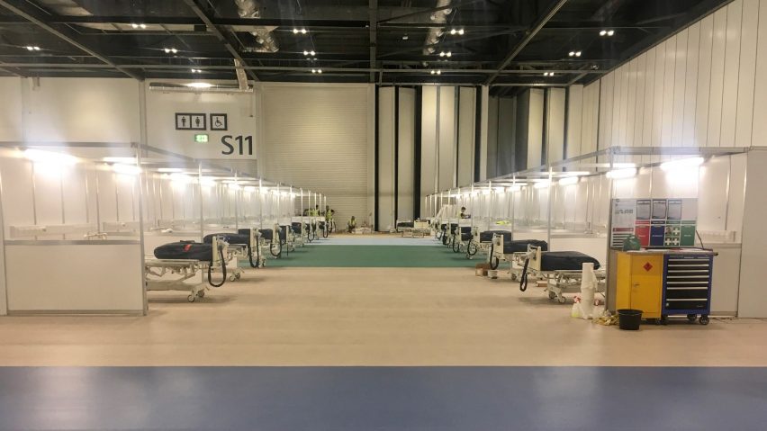 Coronavirus hospital NHS Nightingale at London's ExCel Centre by BDP