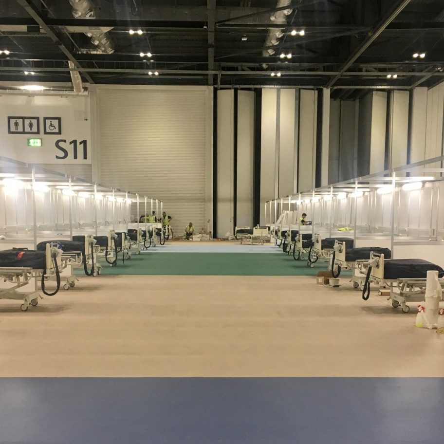 Coronavirus hospital NHS Nightingale at London's ExCel Centre by BDP