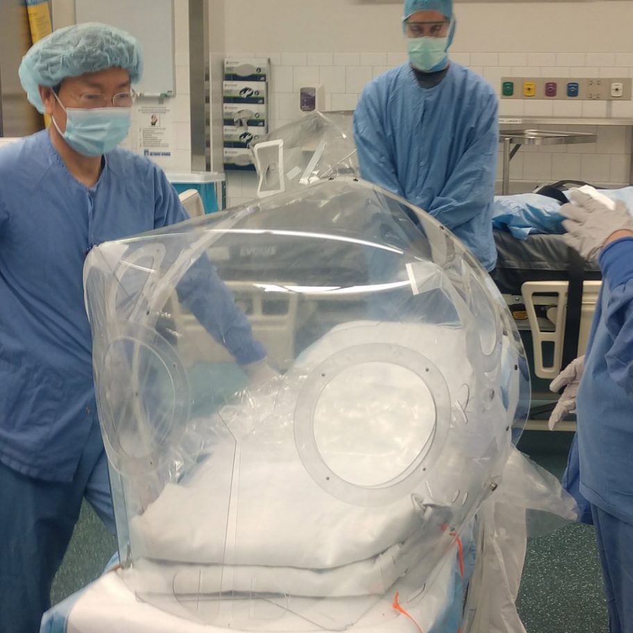 Architects and medics collaborate on “unprecedented” project to develop open-source hoods to protect healthcare workers