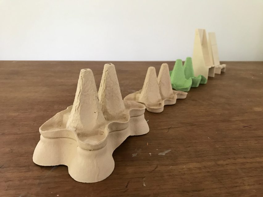Paul Priestman makes DIY smartphone stand from an egg box for video calls