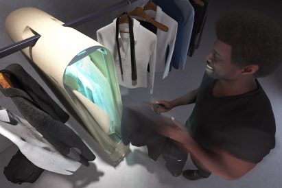 Carlo Ratti's Pura-Case uses "ozone power" to sanitise clothes