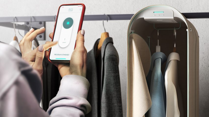 Carlo Ratti's Pura-Case uses "ozone power" to sanitise clothes