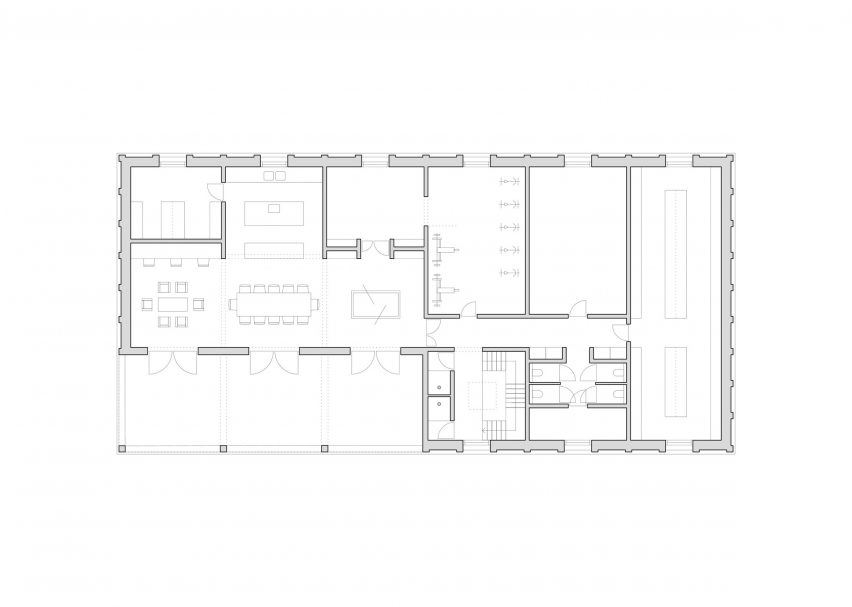 Second floor plan