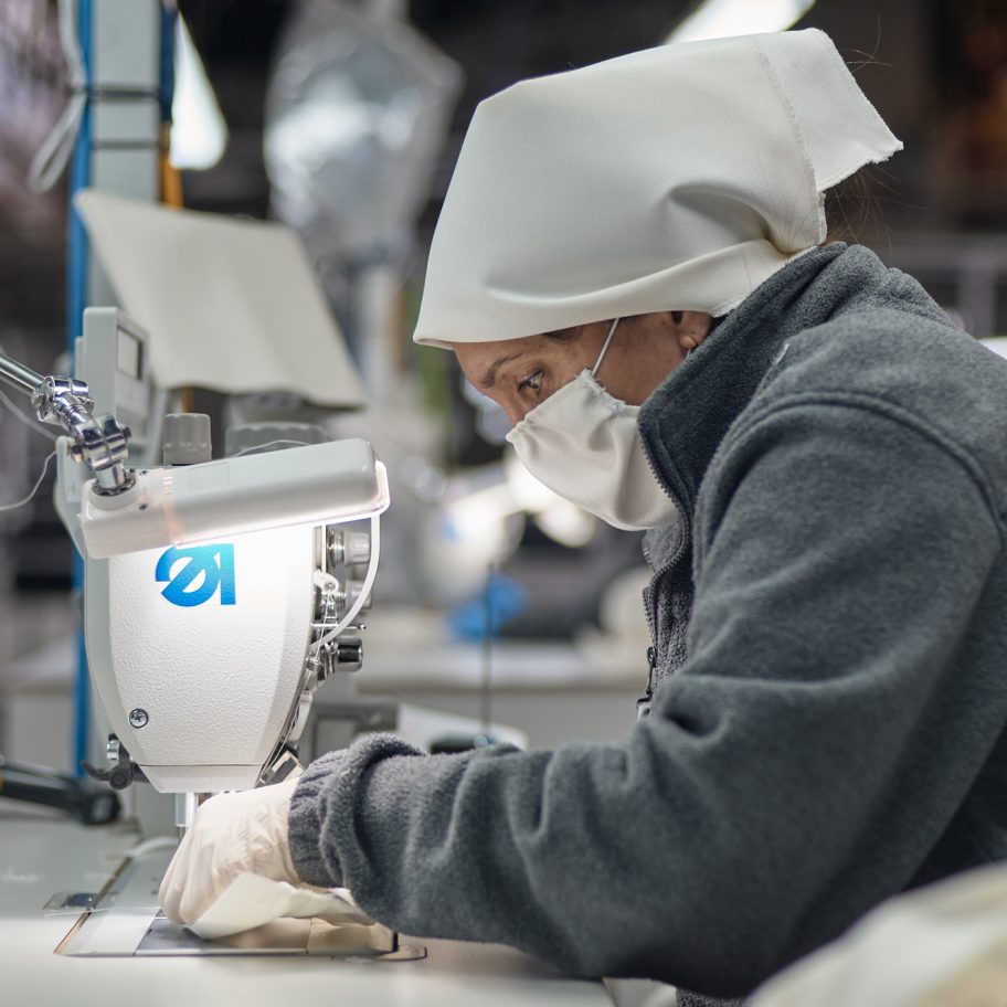 Andreu World makes masks as Spanish factories reopen during coronavirus pandemic