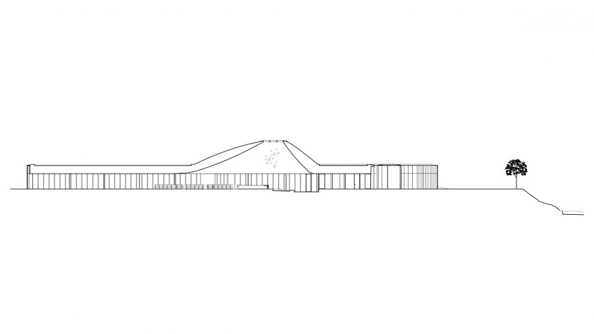 Springdale Library by RDH Architects Section