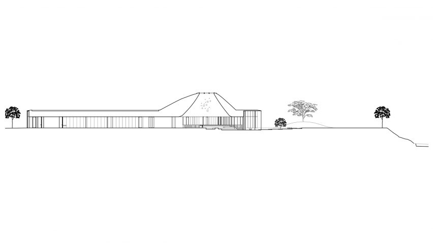 Springdale Library by RDH Architects Section