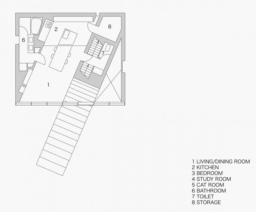 Stairway House by Nendo