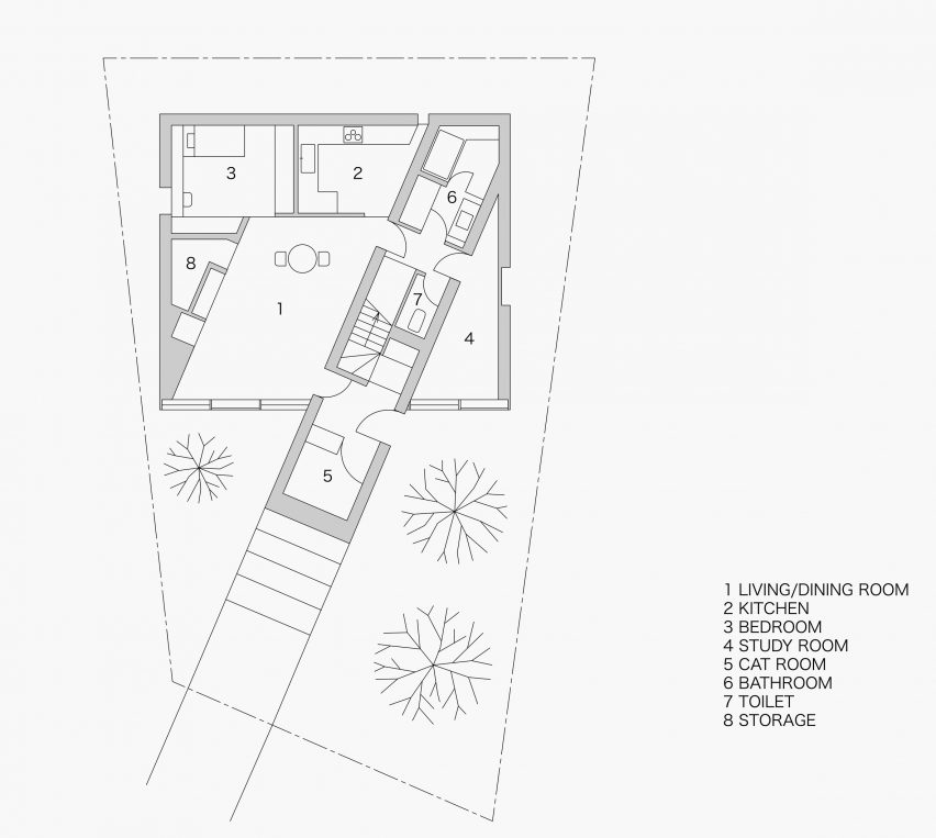 Stairway House by Nendo