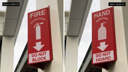 NYC Social Distancing Signs