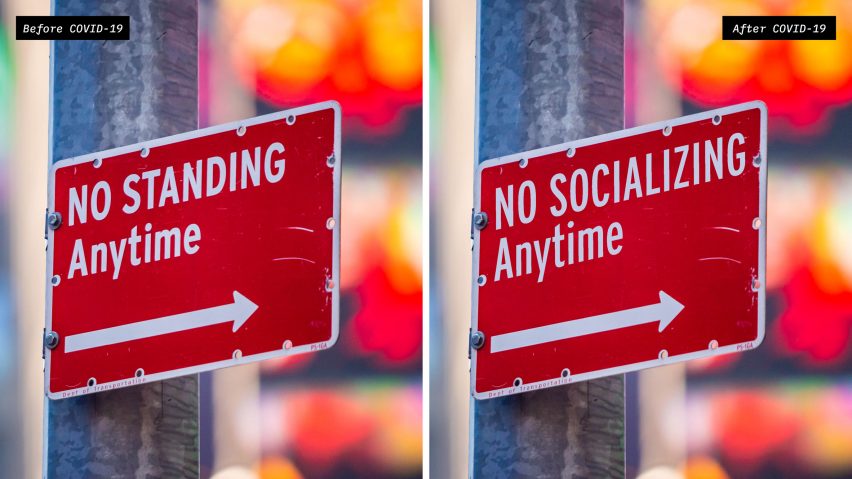 NYC Social Distancing Signs