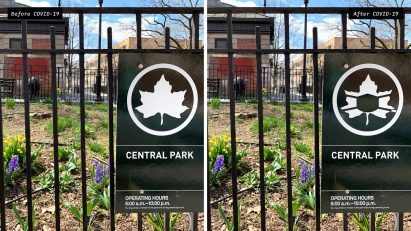 NYC Social Distancing Signs