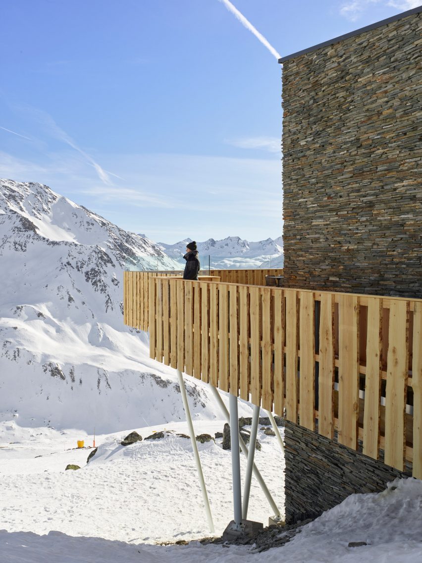 Gütsch restaurant complex at Mount Gütsch, Andermatt, Switzerland, by Studio Seilern Architects