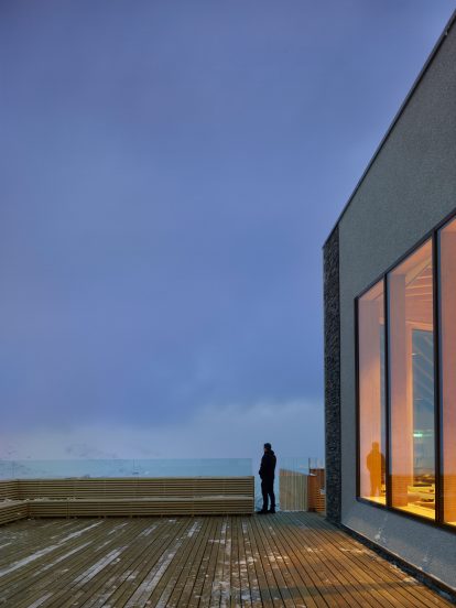 Gütsch restaurant complex at Mount Gütsch, Andermatt, Switzerland, by Studio Seilern Architects