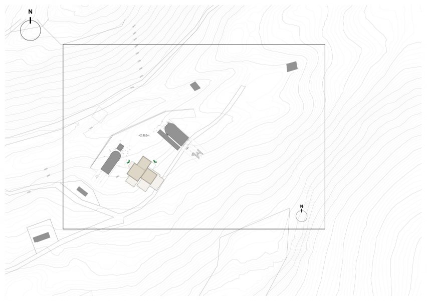 Gütsch restaurant complex at Mount Gütsch, Andermatt, Switzerland, by Studio Seilern Architects