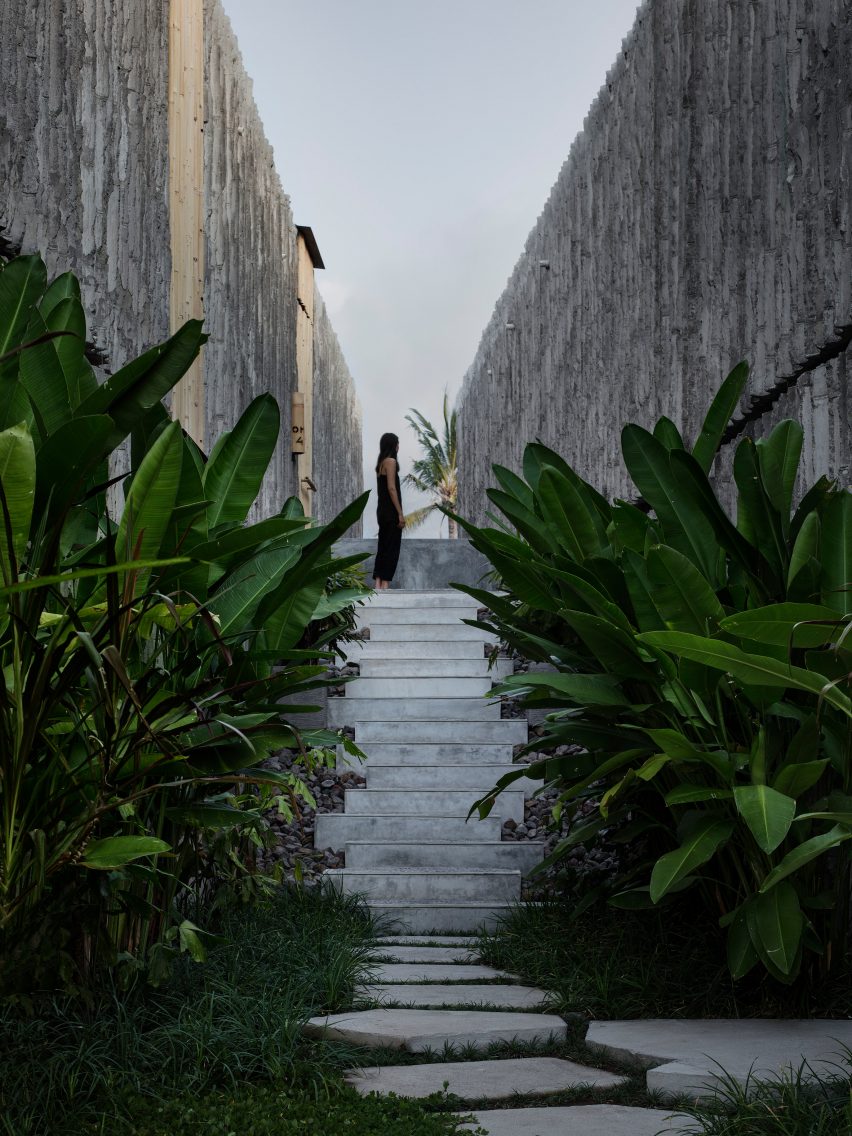 Cobbled pathway