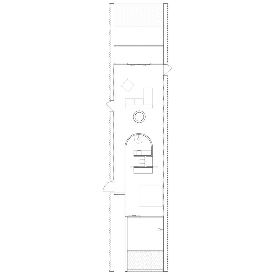 Villa first floor plan