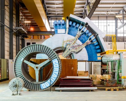 A plywoode model at CERN shot by Alastair Philip Wiper