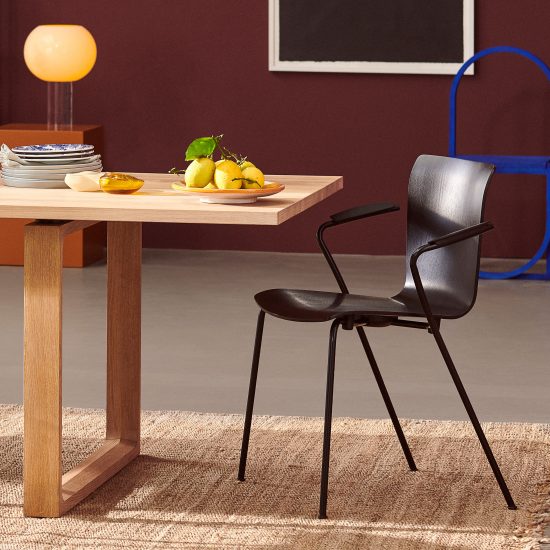 Fritz Hansen rereleases Vico Duo chair by Vico Magistretti