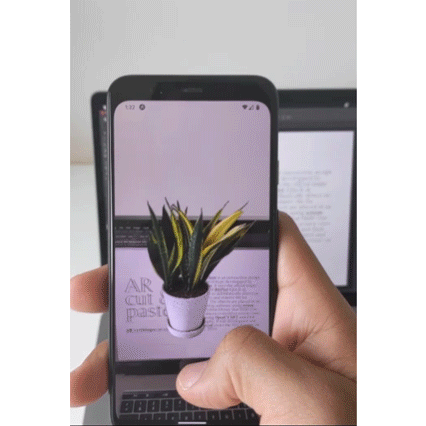 AR Copy Paste by Cyril Diagne