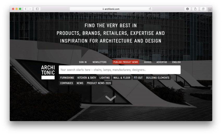 Architecture news website ArchDaily sold to e-commerce platform Architonic