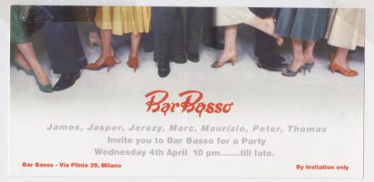 Bar Basso owner Maurizio Stocchetto appears live as part of VDF
