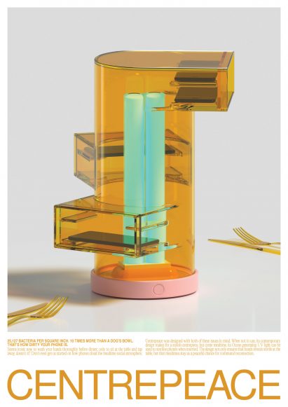 Winners of Bompas & Parr's Fountain Of Hygiene competition for hand sanitising design