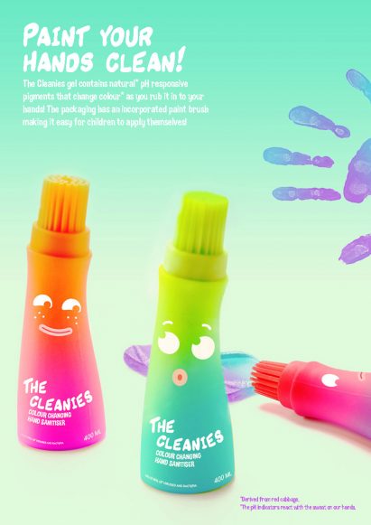 Winners of Bompas & Parr's Fountain Of Hygiene competition for hand sanitising design