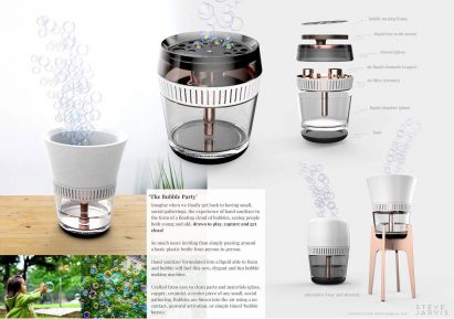 Winners of Bompas & Parr's Fountain Of Hygiene competition for hand sanitising design