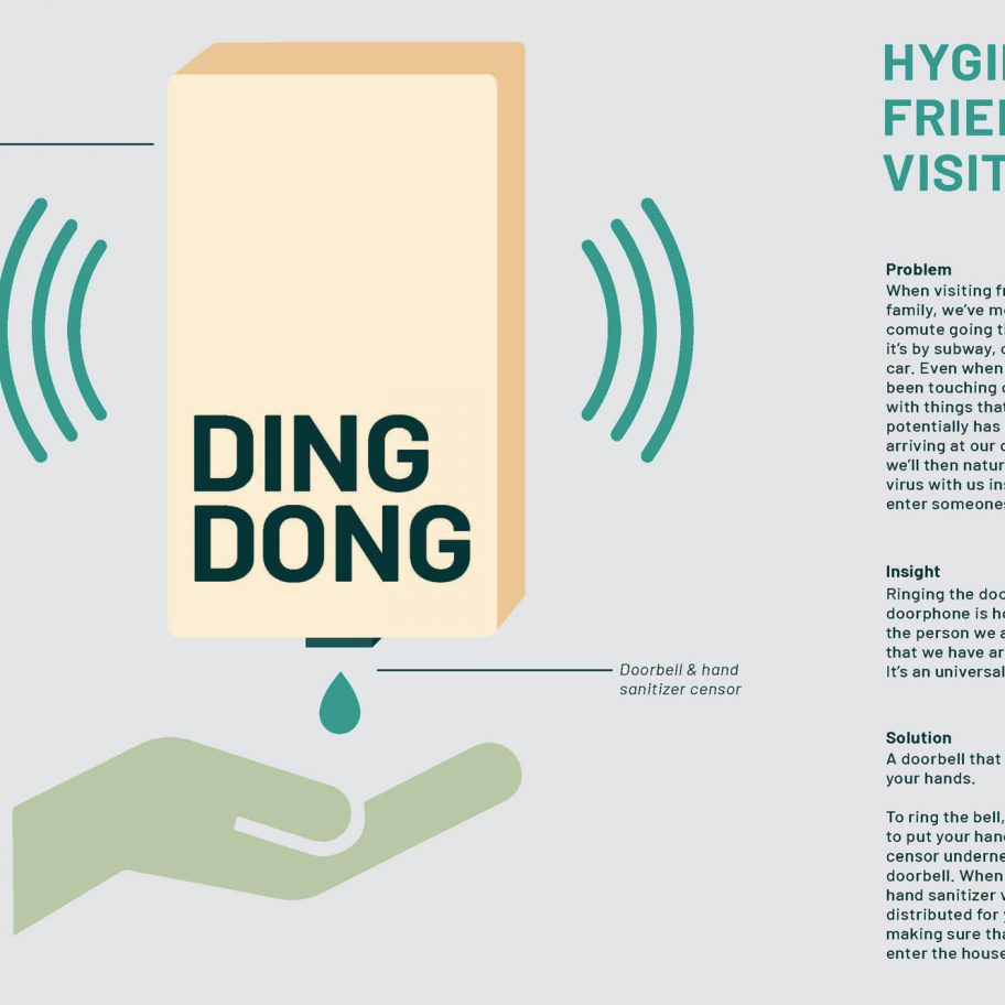 Winners of Bompas & Parr's Fountain Of Hygiene competition for hand sanitising design