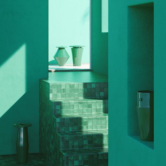 BZippy & Co.'s oversized ceramics mimic Brutalist architecture