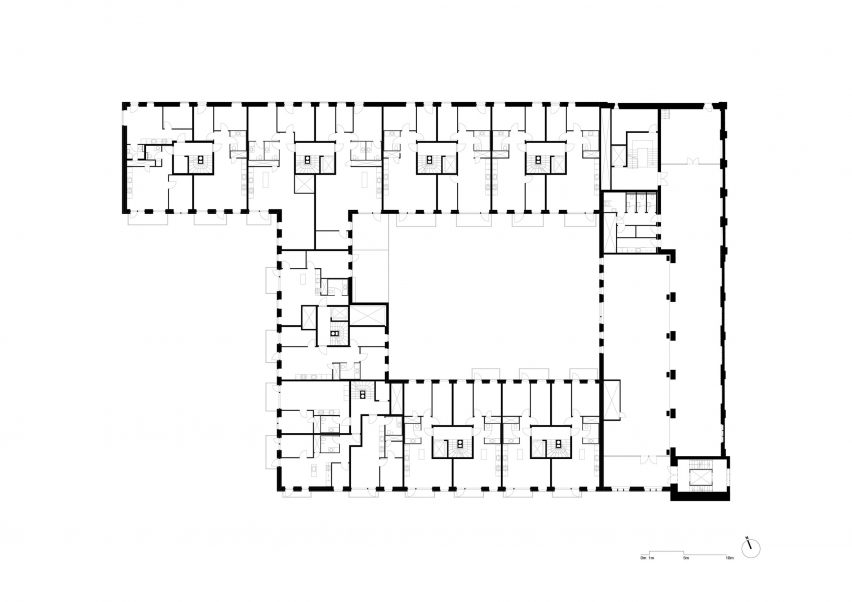 Theodora House housing block at Carlsberg Brewery in Copenhagen by ADEPT