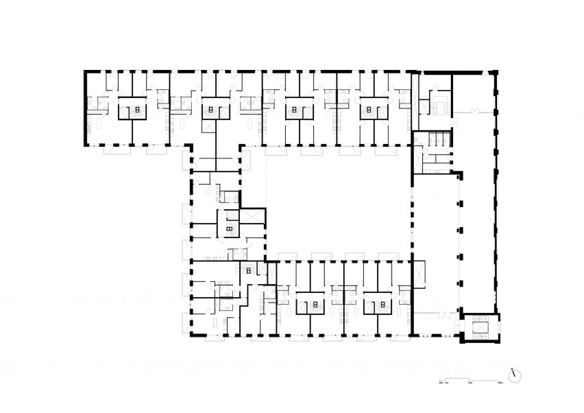 Theodora House housing block at Carlsberg Brewery in Copenhagen by ADEPT