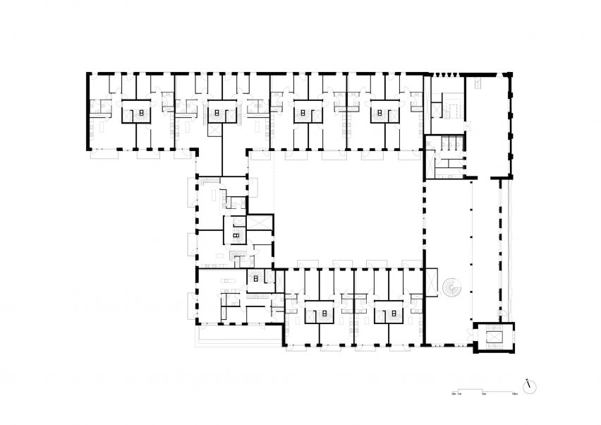 Theodora House housing block at Carlsberg Brewery in Copenhagen by ADEPT