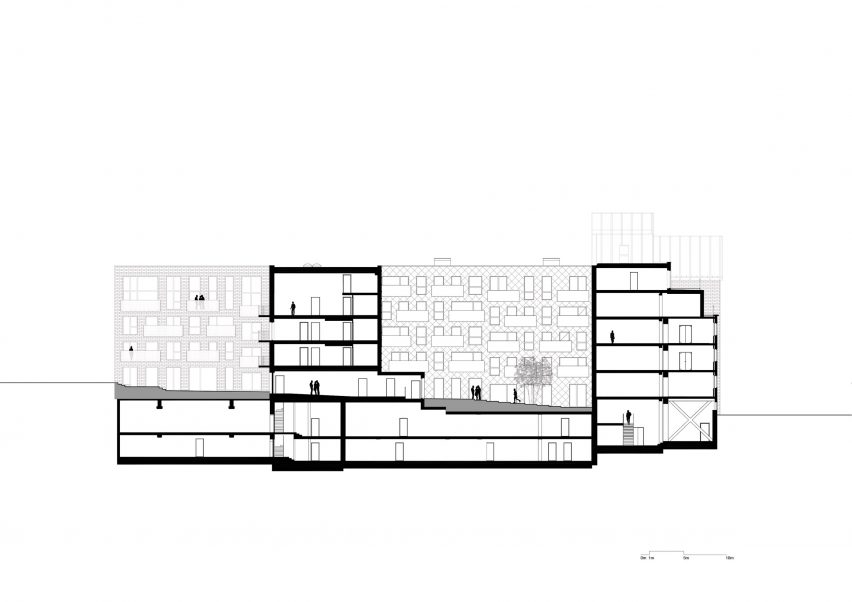 Theodora House housing block at Carlsberg Brewery in Copenhagen by ADEPT