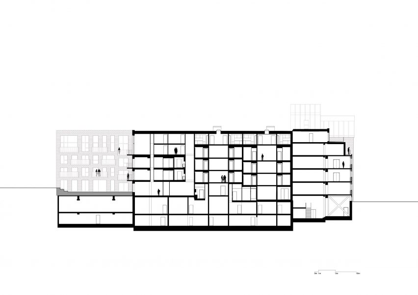Theodora House housing block at Carlsberg Brewery in Copenhagen by ADEPT