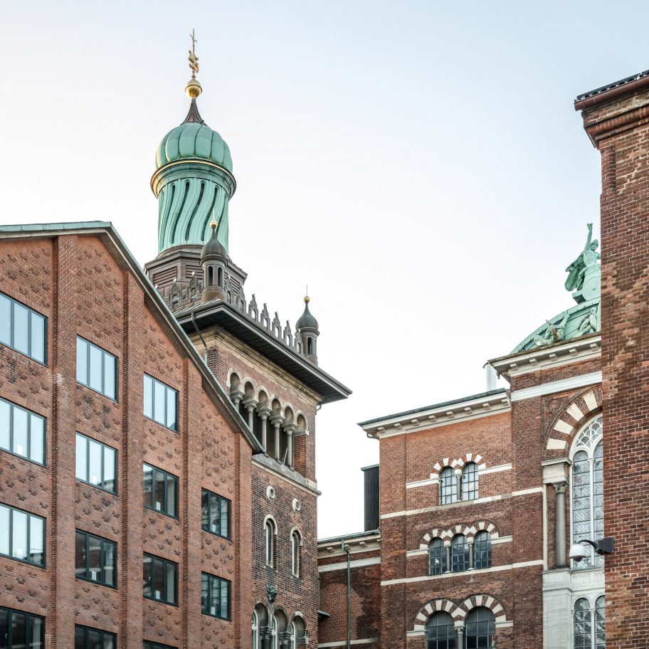 Theodora House housing block at Carlsberg Brewery in Copenhagen by ADEPT