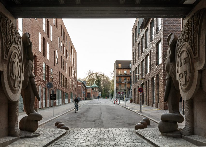 Theodora House housing block at Carlsberg Brewery in Copenhagen by ADEPT