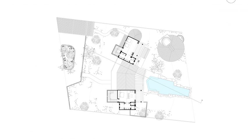 Casa La Vida by Zozaya Arquitetcos First Floor Plan