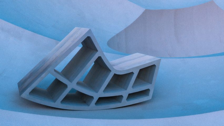 Concrete furniture by Doesn't Come Out and Cassius Castings