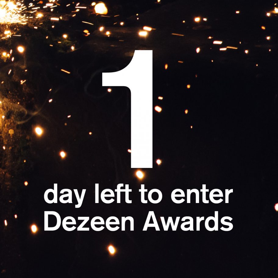 Entries for Dezeen Awards 2020 close tomorrow