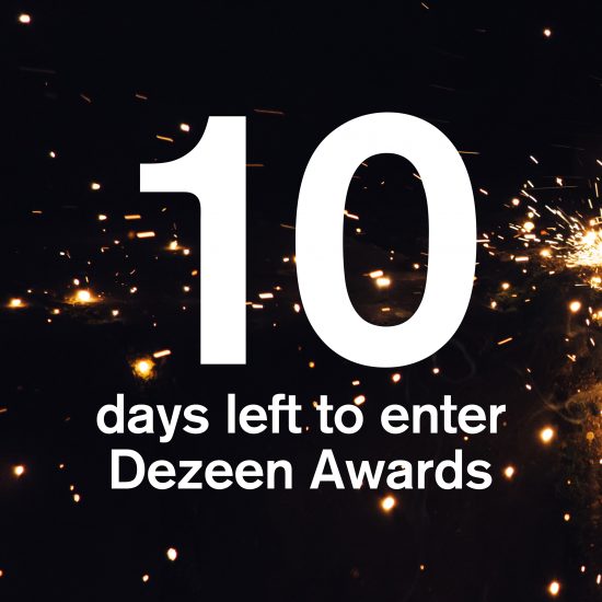 Ten days left to enter Dezeen Awards 2020
