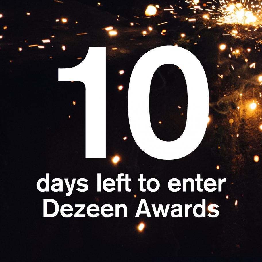 Ten days left to enter Dezeen Awards 2020