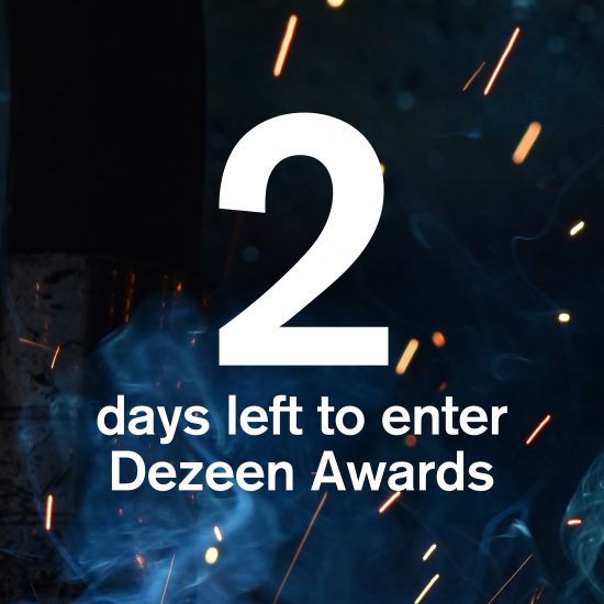 There are only two days left to enter Dezeen Awards 2020