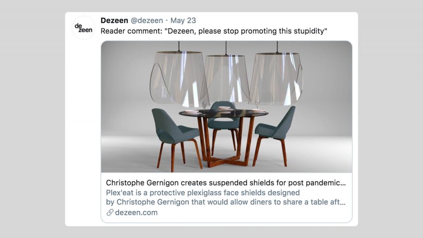 Kate Wagner accuses Dezeen of "coronagrifting"