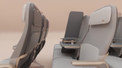 Factorydesign creates Isolation passenger screen for social distancing on planes