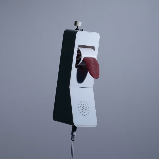 RCA students design licking phones that turn speech into physical sensations