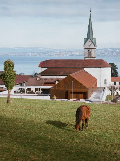 School in Lugrin on Lake Leman by Ateliers o-s architectes